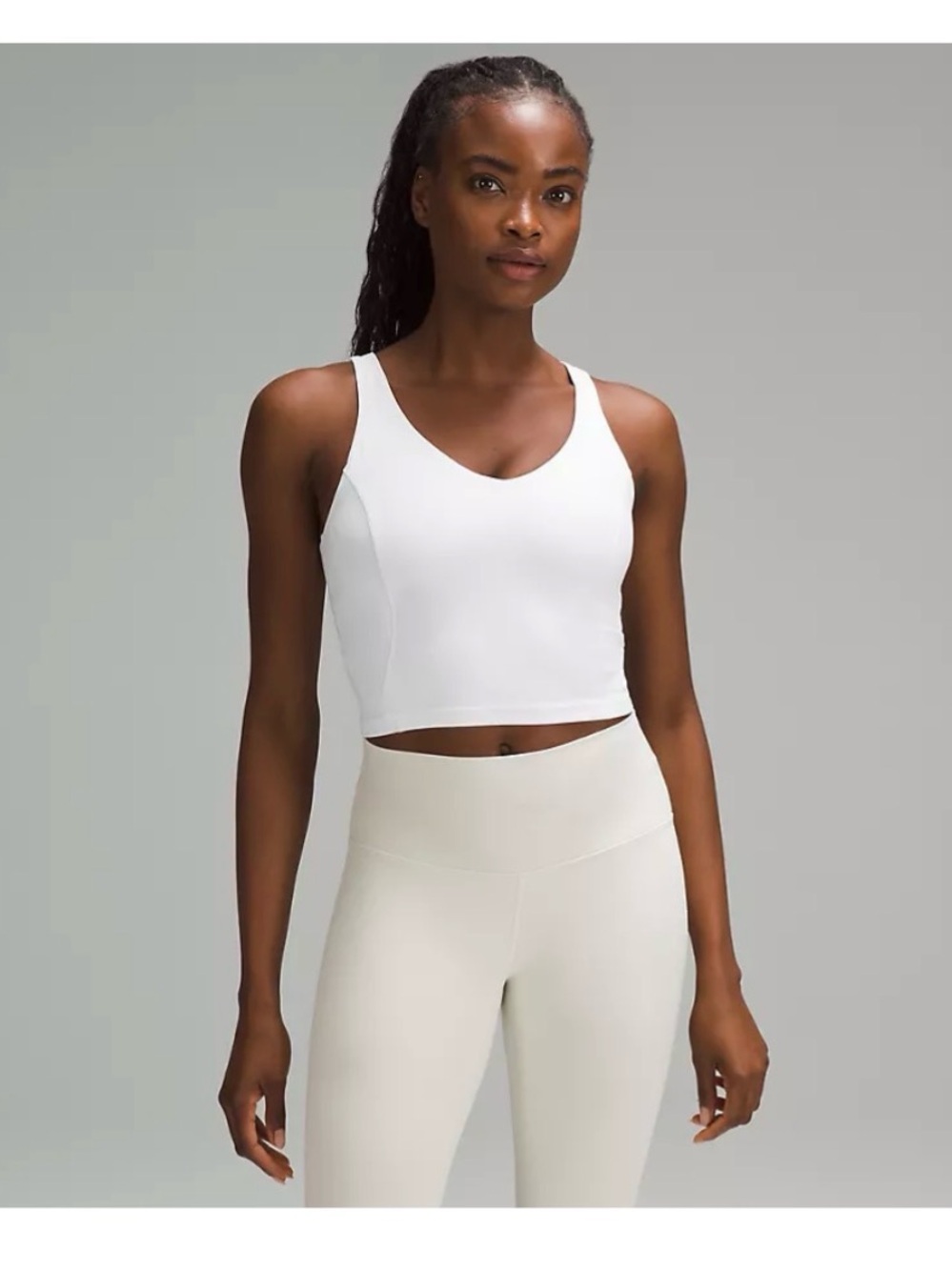 lululemon athletica White Align Tanktop *Light Support C/D